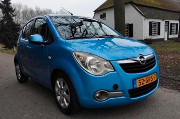 Opel Agila 1.2 16V 2008 Blauw nette auto beschikbaar voor biedingen