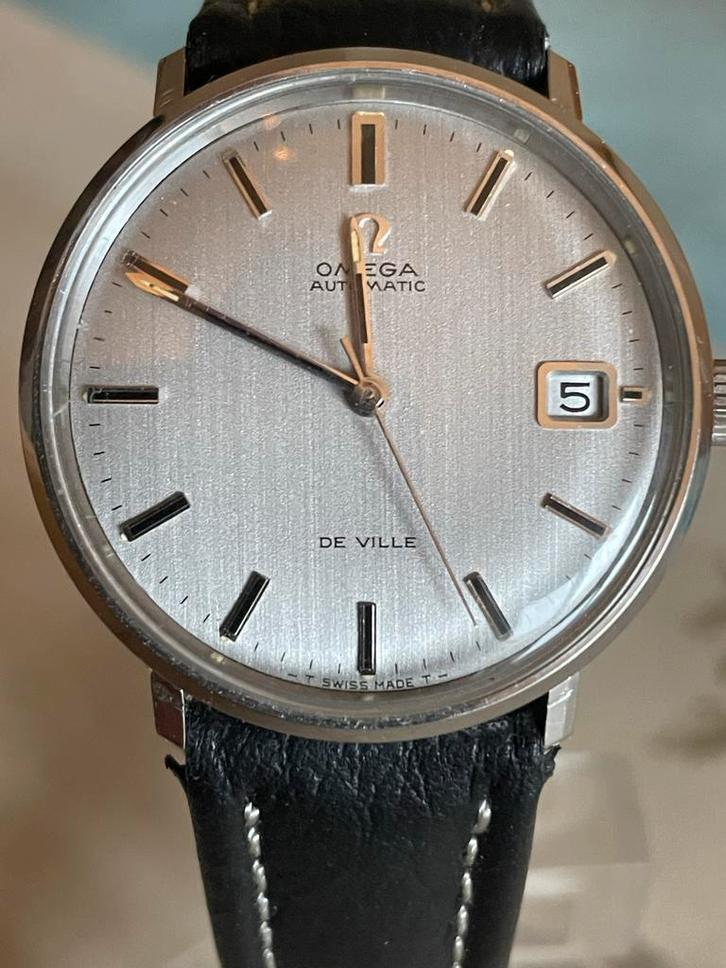 Omega De Ville - Stalen Kast - Nieuwstaat, Sieraden, Tassen en Uiterlijk, Horloges | Heren, Zo goed als nieuw, Polshorloge, Omega