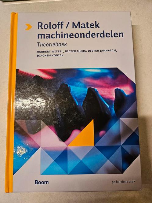 Rolof/matek machineonderdelen theorieboek, Boeken, Schoolboeken, Zo goed als nieuw, Nederlands, Overige niveaus, Ophalen of Verzenden