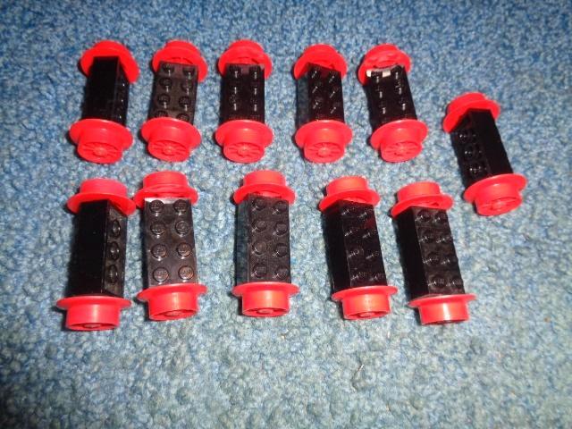 Partij U76=Lego trein wielen, Kinderen en Baby's, Speelgoed | Duplo en Lego, Gebruikt, Lego, Losse stenen, Ophalen of Verzenden