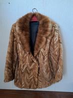 Vintage Bontjas - Maat M, Maat 38/40 (M), Bruin, Ophalen of Verzenden, Onbekend