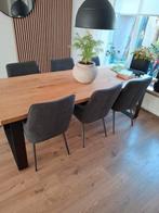 Eetkamerstoelen 6 stuks, Ophalen, Zo goed als nieuw, Grijs, Vijf, Zes of meer stoelen