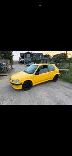 Peugeot 106 1.4 Sport 2002, Auto's, Voorwielaandrijving, Stof, Zwart, 400 kg