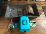 Cavia kooi + alle benodigdheden, Minder dan 60 cm, Kooi, Gebruikt, Ophalen of Verzenden