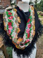100% wollen sjaal shawl rozen bloemen groot, Kleding | Dames, Mutsen, Sjaals en Handschoenen, Ophalen of Verzenden