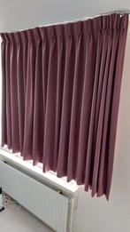 Zgan verduisterend overgordijn paars/aubergine, Overige kleuren, 100 tot 150 cm, 150 tot 200 cm, Ophalen of Verzenden