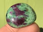 Robijn in Zoisiet Tanganyika artstone mineralen UV Actief, Verzamelen, Mineralen en Fossielen, Ophalen of Verzenden, Mineraal
