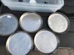 Clayre en Eef zilverkleurige schalen, Overige materialen, Rond, Ophalen of Verzenden