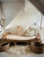Rotan daybed, ibiza stijl, bed, ledikant, Ophalen