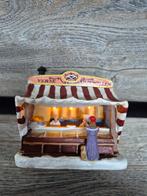 Typische hollands oliebollenkraam verlicht kerstdorp kerst, Diversen, Kerst, Ophalen of Verzenden, Zo goed als nieuw