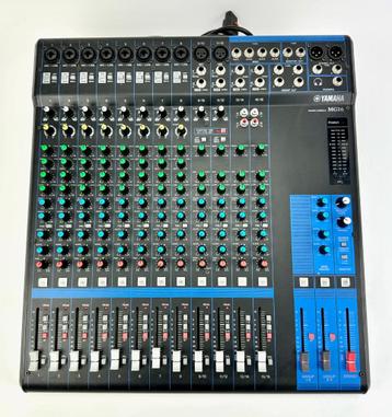 De Yamaha MG16, 16 kanaals, analoge mixer, top conditie beschikbaar voor biedingen
