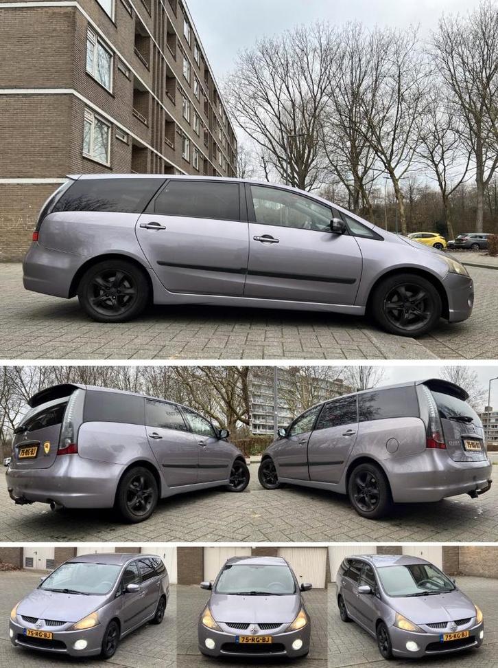 Nette Mpv Grandis 2.4 Mivec 7p M'2006 NL auto Trekh. Inr Mog, Auto's, Mitsubishi, Particulier, Grandis, ABS, Airbags, Airconditioning