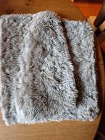 ZACHTE PLUCHE KUSSENS HOEZEN 2X, Huis en Inrichting, Woonaccessoires | Kussens, Ophalen of Verzenden, Beige, Rechthoekig