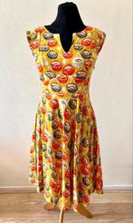 Kaliyog swing dress bio katoen nieuw, Maat 38/40 (M), Kaliyog, Verzenden, Geel