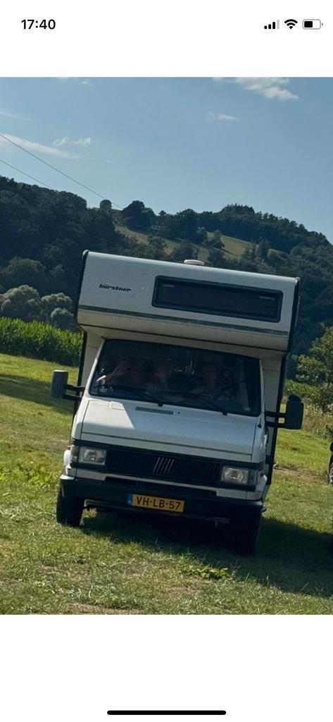 Fiat Ducato Burstner Camper - Rijdt als een zonnetje!, Caravans en Kamperen, Campers, Particulier, tot en met 6, Alkoof, Bürstner
