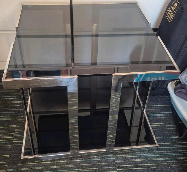 Eric Kuster style tafels 65x65, Huis en Inrichting, Tafels | Salontafels, Zo goed als nieuw, Minder dan 50 cm, 50 tot 100 cm, Rechthoekig