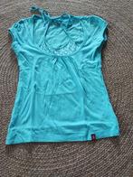 Blauw shirt met ingebouwde haltertop van esprit, maat xs, Kleding | Dames, T-shirts, Maat 34 (XS) of kleiner, Blauw, Esprit, Ophalen of Verzenden