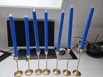 13 LED blue 3D candles, Huis en Inrichting, Woonaccessoires | Kandelaars en Kaarsen, Nieuw, Minder dan 25 cm, Overige materialen
