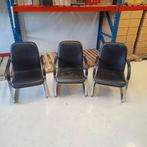 3 luxe leren stoelen., Ophalen, Zo goed als nieuw, Vijf, Zes of meer stoelen