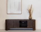 TV-meubel/dressoir mangohout 160cm zgan, Ophalen, 150 tot 200 cm, Teakhout, Zo goed als nieuw