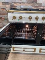 Luxe La Cornue creme/messing 5 pits 2 ovens 110 cm, 60 cm of meer, Ophalen of Verzenden, Zo goed als nieuw, Energieklasse A of zuiniger