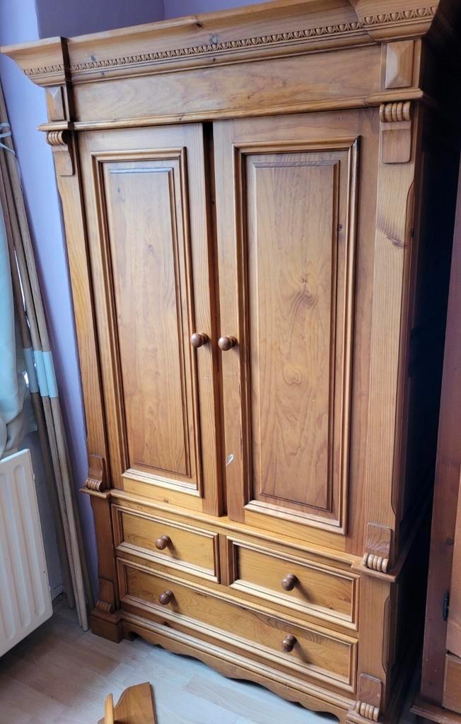 Complete houten kinderkamer kast commode ledikant hout, Kinderen en Baby's, Kinderkamer | Complete kinderkamers, Gebruikt, Jongetje of Meisje