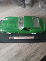 Bburago Ferrari 250 GTO (1962) - Groen 1:24, Ophalen of Verzenden, Gebruikt, Auto, Bburago