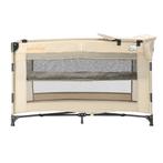 Deryan Luxe Campingbed - Incl bodemverhoger - ZGAN - Cream, Kinderen en Baby's, Boxen, Ophalen of Verzenden, Zo goed als nieuw