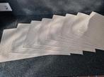 8 kunststof afwasbare placemats, beige. Zo goed als nieuw., Ophalen of Verzenden, Zo goed als nieuw, Bord