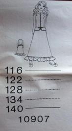 Patroon voor pakje met lange rok meisje mt 116 tm 140 nr., Hobby en Vrije tijd, Kledingpatronen, Vrouw, Zo goed als nieuw, Knipmode