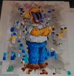 Homer Simpson Popart Schilderij, Ophalen of Verzenden