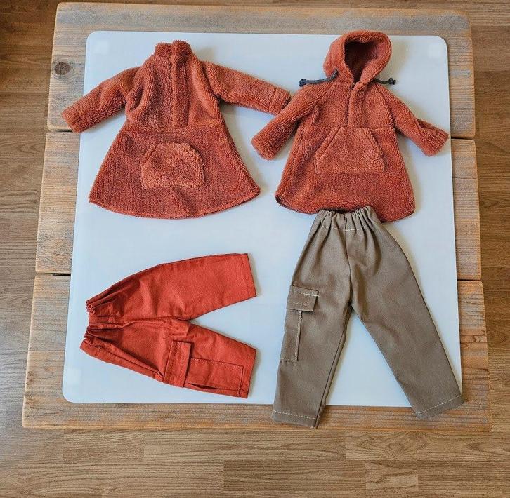 ZGAN (winter) Kledingsets 1,2  Tilda, Verzamelen, Poppen, Zo goed als nieuw, Kleertjes, Ophalen of Verzenden