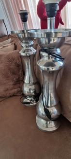 2 schemerlampen & 2 kandelaars, Huis en Inrichting, Lampen | Tafellampen, Ophalen, Minder dan 50 cm