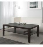 IKEA LACK Salontafel Zwartbruin 118x78cm, Ophalen, Overige materialen, 100 tot 150 cm, Zo goed als nieuw