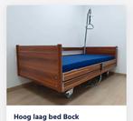 HoogLaagbed senioren bed Bock incl matras en papegaai, Ophalen, Verstelbaar, 90 cm, Eenpersoons
