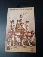 Propaganda Kaart WO1 - Triomphe des Alliés wo1 ww1, Ophalen of Verzenden
