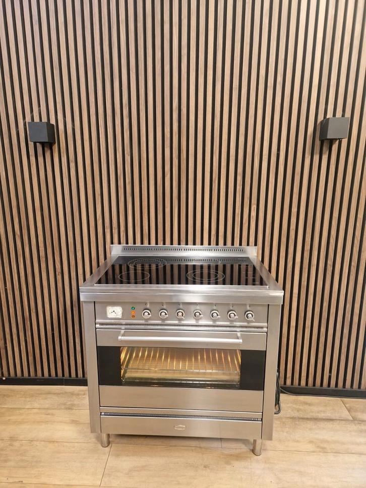 Mooie Boretti Fornuis met kookplaat (Gratis bezorgen), Witgoed en Apparatuur, Kookplaten, Zo goed als nieuw, Vrijstaand, Keramisch