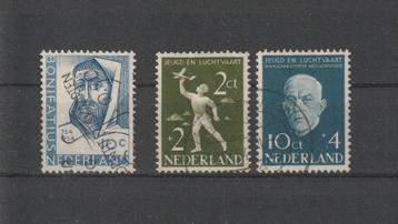 Nederland 1954, NVPH 646 t/m 648, Gestempeld. beschikbaar voor biedingen