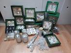 Zilveren kerstballen glas, Diversen, Ophalen of Verzenden, Gebruikt