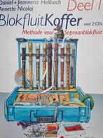 Blokfluitkoffer + 2 Cd's Deel 1. Methode Sopraan blokfluit., Muziek en Instrumenten, Bladmuziek, Gebruikt, Les of Cursus, Ophalen of Verzenden