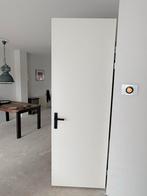 Gratis!!!  Witte Opdekdeuren Links/Rechts incl. Handgreep, Ophalen, Kunststof, 80 tot 100 cm, Binnendeur