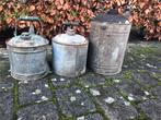 3 schitterende oude oliekannen, Antiek en Kunst, Ophalen of Verzenden