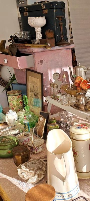 Brocante spullen wegens stoppen Brocante webwinkel  beschikbaar voor biedingen