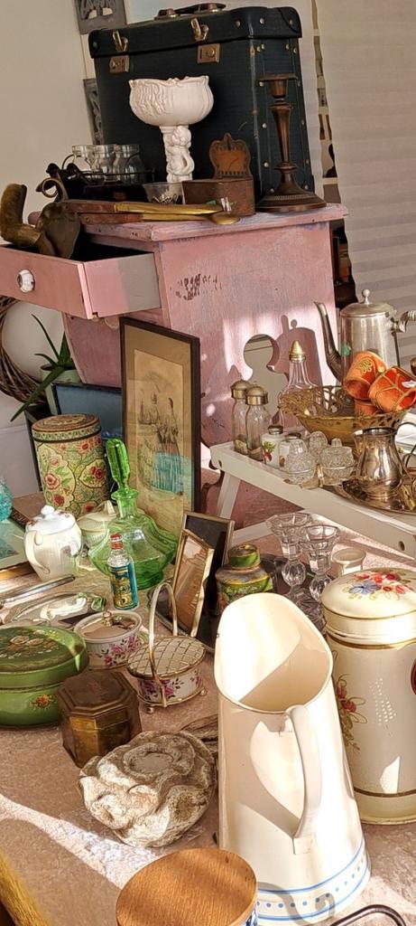 Brocante spullen wegens stoppen Brocante webwinkel, Antiek en Kunst, Curiosa en Brocante, Ophalen of Verzenden
