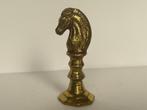 messing schaakstuk paard, Antiek en Kunst, Ophalen of Verzenden