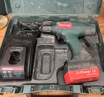Metabo schroefmachine incl oplader en accu beschikbaar voor biedingen