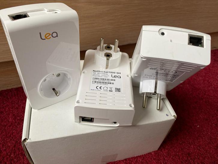 Lea Draadloze Verbindingsset - Internet via Stopcontact, Computers en Software, Powerlines, Zo goed als nieuw, Ophalen of Verzenden