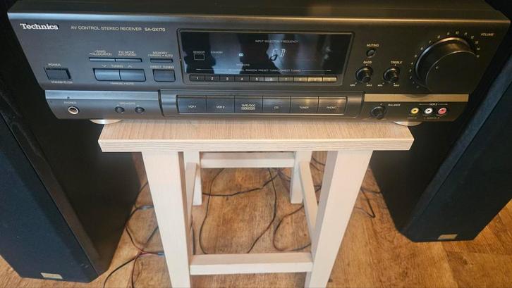 TECHNICS AV CONTROL STEREO RECEIVER TYPE SA -GX170, Audio, Tv en Foto, Tuners, Zo goed als nieuw, Ophalen of Verzenden