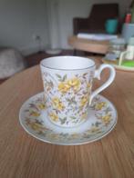 Kopje en schotel, Royal Albert Yellow Ribbon, Huis en Inrichting, Keuken | Servies, Ophalen, Gebruikt, Overige stijlen, Kop(pen) en/of Schotel(s)