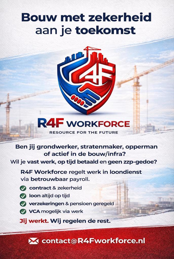 Bouw Infra GWW medewerkers gezocht, Vacatures, Vacatures | Bouwnijverheid, LBO / VMBO, Starter, Vast contract, 33 - 40 uur